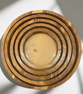 Round Teakwood Frame